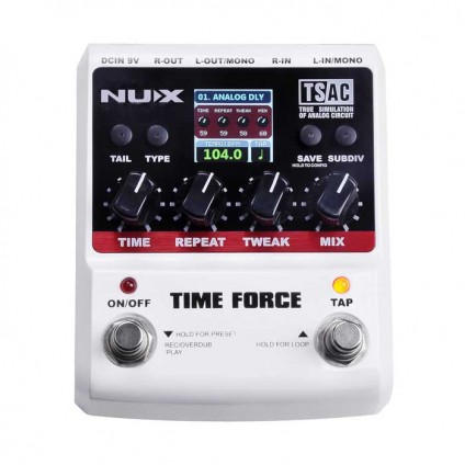 قیمت خرید فروش افکت گیتار آکوستیک Nux Time Force